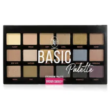Триумф TF Палетка теней Basic Palette Brown Smokey коричневый смоки 18 тонов CTE-42