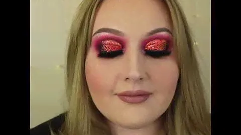 Fiery Red Duochrome look using Beauty Bay Fiery 2.0 Palette