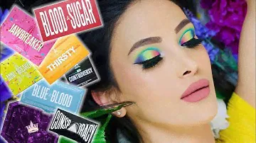 Using ONE shade from EVERY Jeffree Star Cosmetics Eyeshadow Palette Challenge 🌈