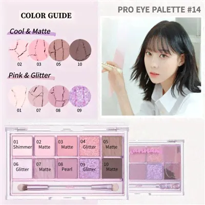 Палетка теней для глаз CLIO x AESPA Pro Eye Palette 6 гр-2