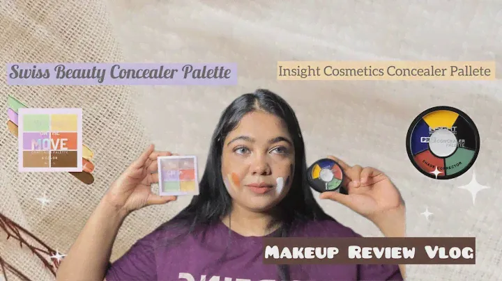 Best Concealer Pallet |Swiss Beauty vs Insight Cosmetics Pro Concealer Palette #makeup