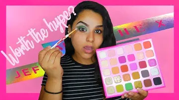 MORPHE X JEFFREE STAR ARTISTRY PALETTE | EYE SWATCHES