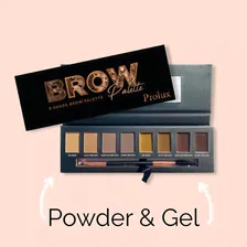 8 Shade Brow Palette with Brush included | Eyebrow Makeup Kits