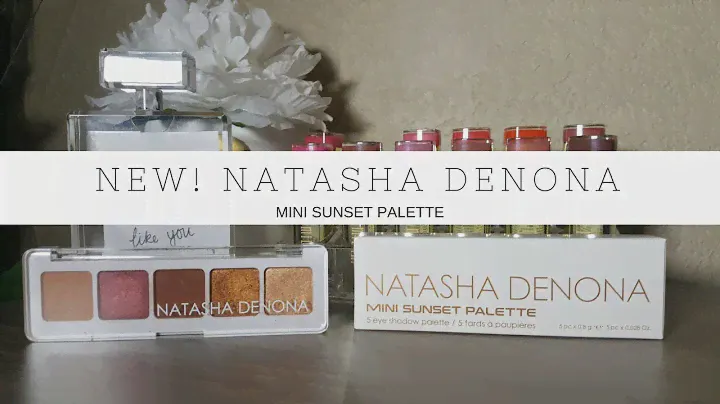 Natasha Denona | Mini Sunset Palette Swatches