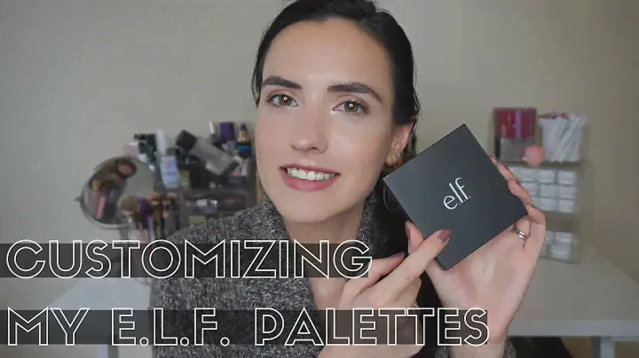 Customizing My e.l.f. Face Palettes | Super Easy DIY