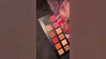 New Huda beauty rose gold palette 🩷|eyeshadow| #makeup #explore  #nykaa @Hudabeauty