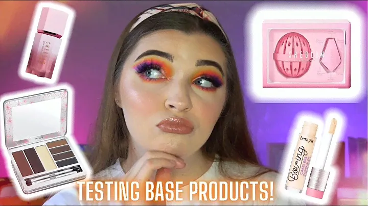 TESTING BASE PRODUCTS!😻 INCLUDING SHEGLAM & BENEFIT COSMETICS BROW ZINGS PRO PALETTE!😻