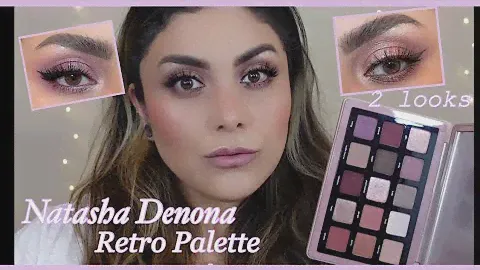 NEW Natasha Denona Retro palette | demo + swatches + comparisons + 2 eye looks