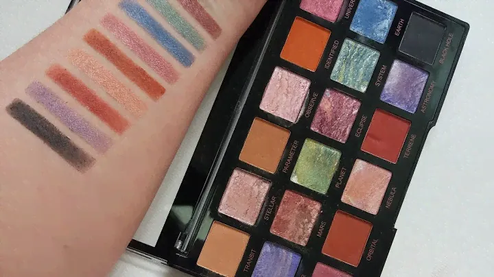 REVOLUTION PRO REGENERATION PALETTE TRENDS CELESTIAL CHATTY EYE tutorial