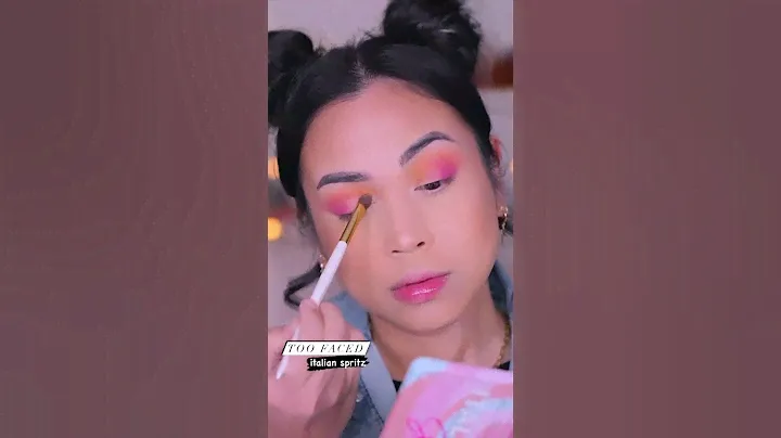 Too Faced ITALIAN SPRITZ 😍😮 #eyeshadow #tutorial  #toofaced