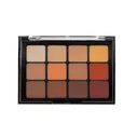 Палетка матовых теней для век Matte eyeshadow palette 10 Warm Matte VIZEART