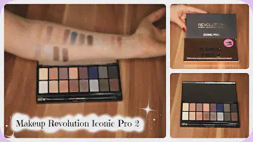 Обзор Makeup Revolution Iconic Pro 2 и живые образцы/Lorac Pro 2 Dupe