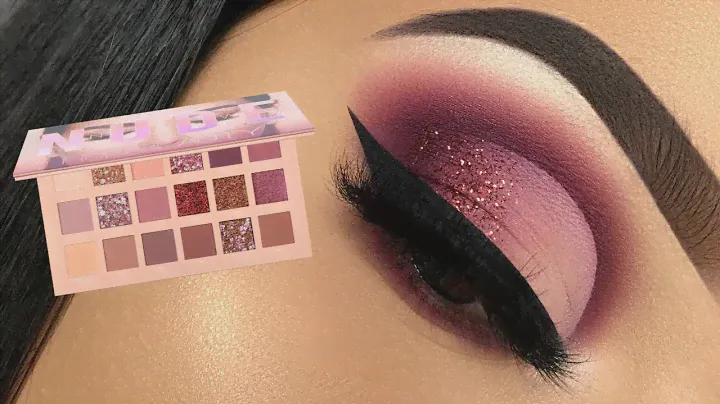 MAUVE EYESHADOW TUTORIAL | HUDA BEAUTY NEW NUDE PALETTE
