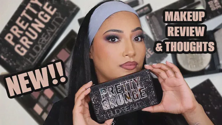 NEW Huda Beauty Pretty Grunge Eyeshadow Palette | Grunge Eyeshadow Look + Swatches