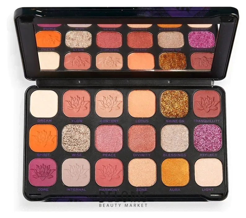 Makeup Revolution Палетка теней для век Forever Flawless Namaste Spirituality Eyeshadow Palette-4
