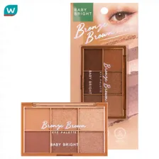 Палитра для глаз 6 оттенков Baby Bright Baby Bright Eye Palette 4.2г Бронзовый Коричневый