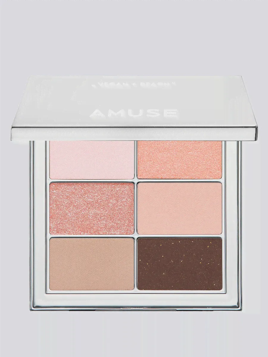Палетка теней для век AMUSE Eye Vegan Sheer Palette 03 Sheer Peach-0