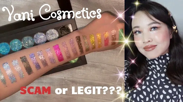 Vani Cosmetics SCAM or LEGIT? | Swatch Party 🌈 Pressed Glitter Eyeshadow VIRAL Canadian indie makeup