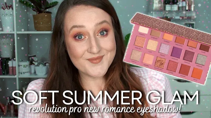 SOFT SUMMER GLAM! - *ALL CRUELTY FREE AND DRUGSTORE* Revolution Pro New Neutral Romance Eyeshadow!