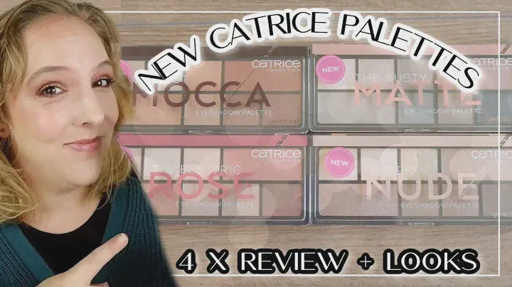 NEW CATRICE PALETTE REVIEW // The Dusty Matte, The Pure Nude, The Electric Rose, The Hot Mocca