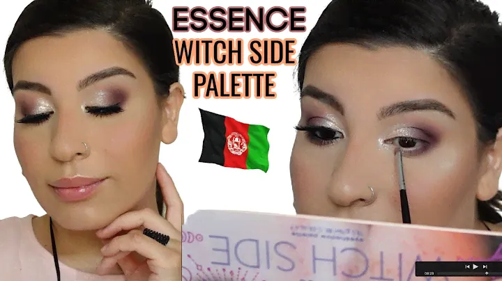 Essence Witch Side Eyeshadow Palette tutorial in(dari/farsi🇦🇫) | Afghan Makeup artist