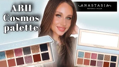 Новая палетка теней ABH Cosmos eyeshadow palette! Свотчи