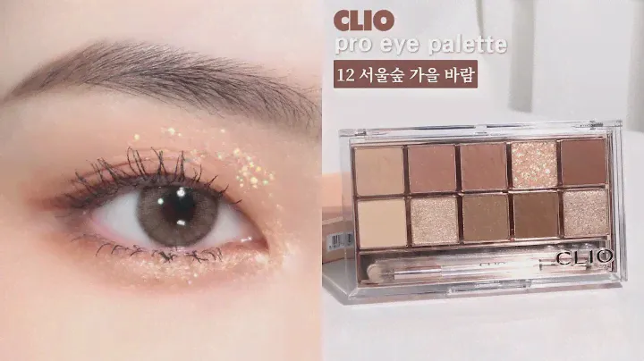 클리오 프로아이팔레트 new 12 서울숲 가을 바람| 가을웜 찰떡 섀도우 팔레트