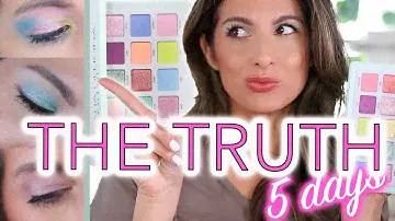 The Truth about the Natasha Denona Pastel Palette! 5 DAY challenge!