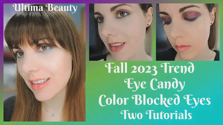 Color Blocked Eyeshadow | Fall 2023 Trend | Two Tutorials