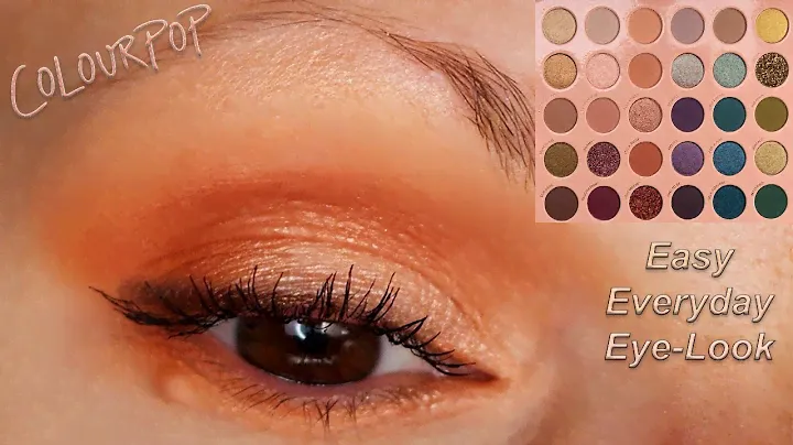 Creamsicle Dreams 🧡 | Everyday Eye-Look | COLOURPOP it's A Mood Palette