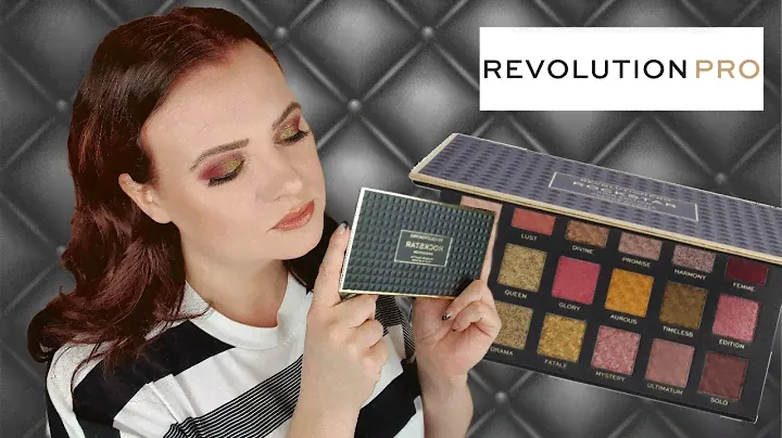 NEW REVOLUTION PRO ROCKSTAR NOIR EDITION Eyeshadow Palette | FIRST IMPRESSIONS | Clare Walch