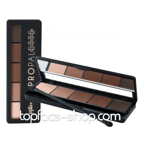 Topface Палитра теней для век 5-цветная Pro Palette Eyeshadow (12,5 гр) 008-0