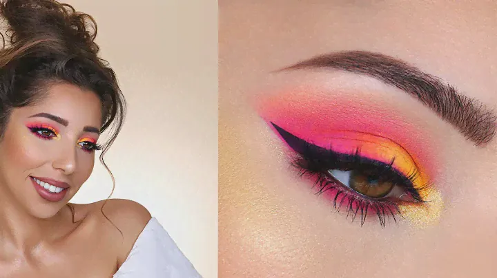 HUDA BEAUTY NEON OBSESSION PALETTE | Neon Makeup Tutorial