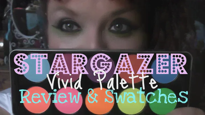 Stargazer Vivid Eye Colour Palette   including swatches