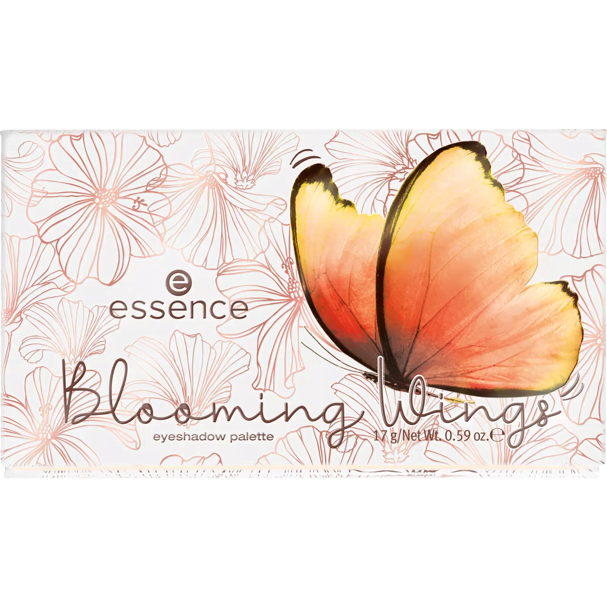essence Палетка теней Blooming Wings eyeshadow palette 03-0