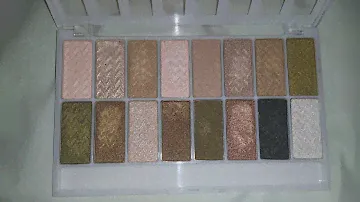 LA Colors  16 color Palette in Sweet  Swatches and Tutorial
