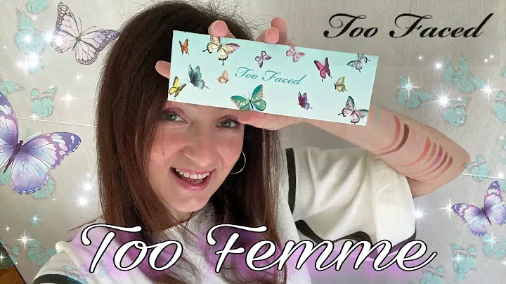 🦋 TOO FEMME ethereal eyeshadow palette 🦋 SWATCHES | One B Queen