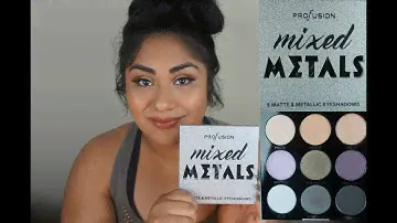 "Smoky" Mixed Metals Eyeshadow Palette Review!