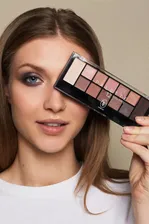 Триумф Палетка 12ти цветная BASE Palette 01 розово-бежевый