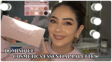 DOMINIQUE COSMETICS ESSENTIAL PALETTE EYE LOOK + HOW TO CREATE A EFFORTLESS WINGED EYELINER