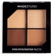 Konturpalette - Magic Studio Highlight & Countour Palette 2.8 g