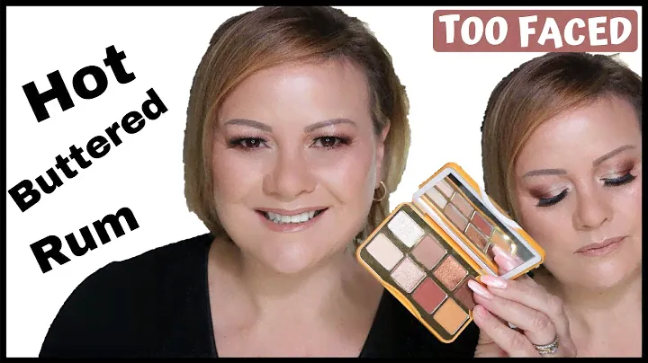 Too Faced Hot Buttered Rum Eyeshadow Palette | over 50 makeup | hooded eyes