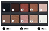 Pupa Палетка теней Makeup Stories Palette 001 spicy nudes