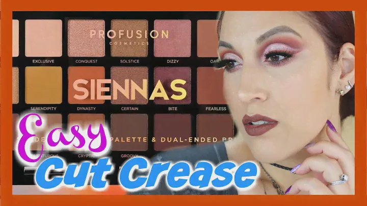 Cut Crease Makeup Tutorial | Profusion Siennas Palette