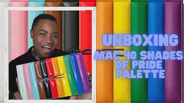 UNBOXING: MAC PRIDE EYESHADOW PALETTE | 40 SHADES OF PRIDE VAULT ANNIVERSARY