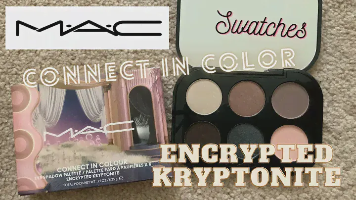 MAC Connect in Color Eye Shadow palette (Encrypted Kryptonite) swatch
