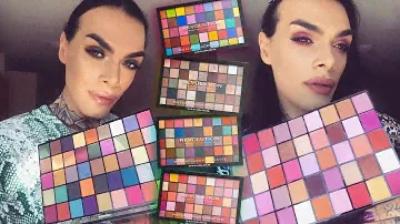 TESTING REVOLUTION MAXI RELOADED PALETTES - DEMO + SWATCHES
