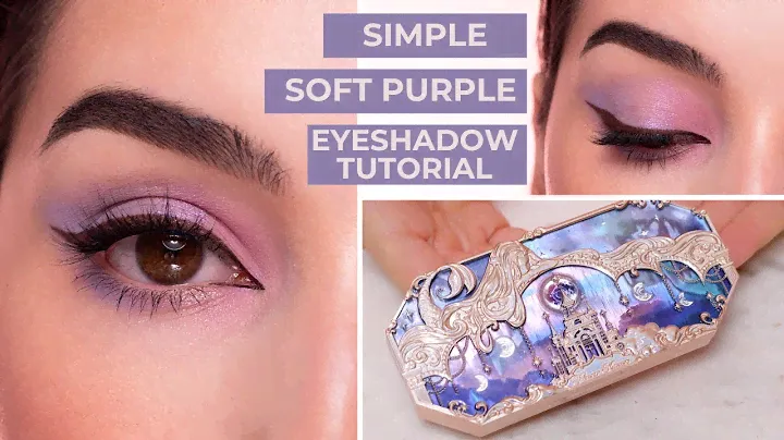 Subtle Purple Eyeshadow Tutorial w/ Flower Knows Moonlight Mermaid-04 mermaids dream palette