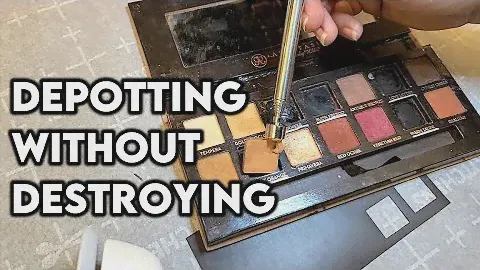 Depotting Anastasia Palettes into Single Shadows | Depotting Makeup
