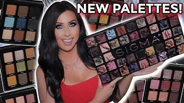 SIGMA BEAUTY PARTY ON THE GO EYESHADOW PALETTE COLLECTION | SWATCHES & TUTORIAL | 4 NEW PALETTES!